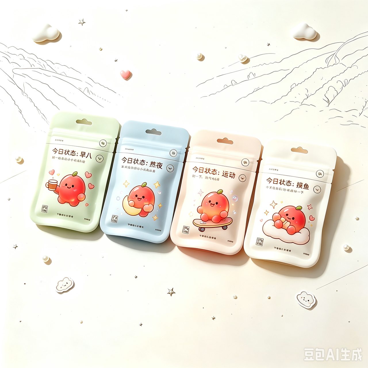 今日状态随身包与大枸嚼软糖