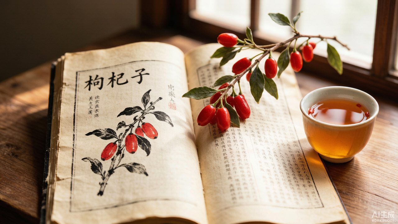挂满枝头的红玛瑙枸杞